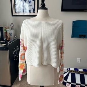 Cute sweater, granny square, size s